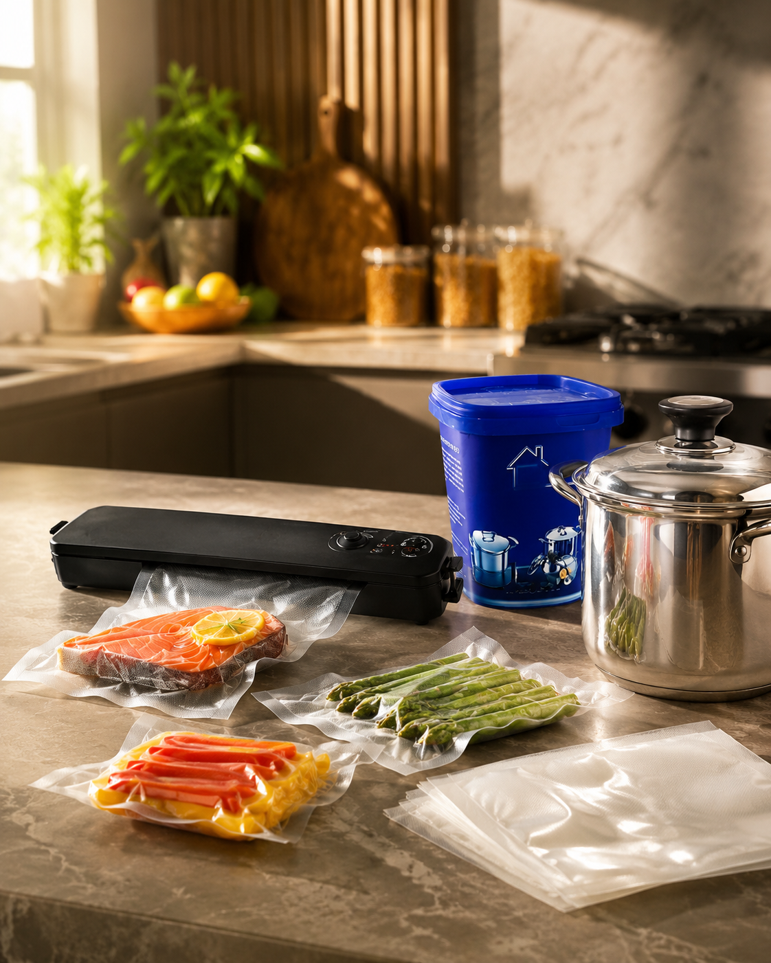 Pack Cocina Inteligente: Selladora al Vacío + Limpiador Multiuso